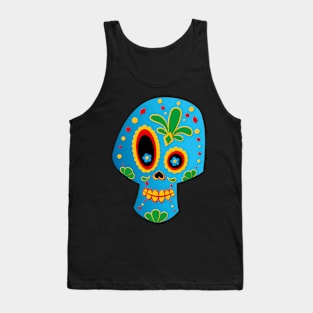 Day of the Dead Skull Tank Top